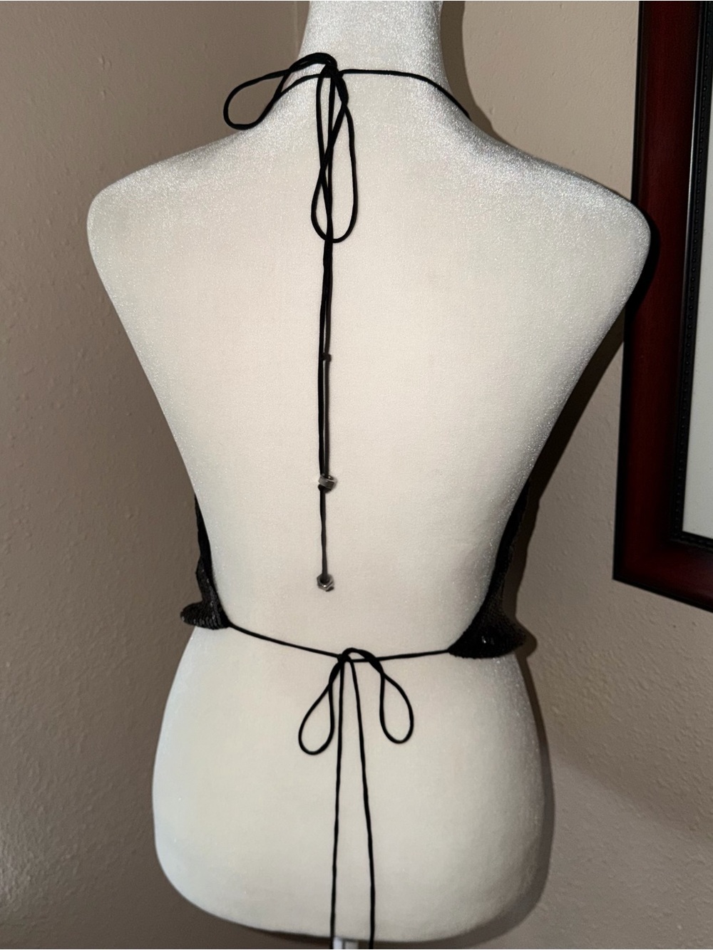 INDAH Sequin Halter Top - Picture 4 of 9